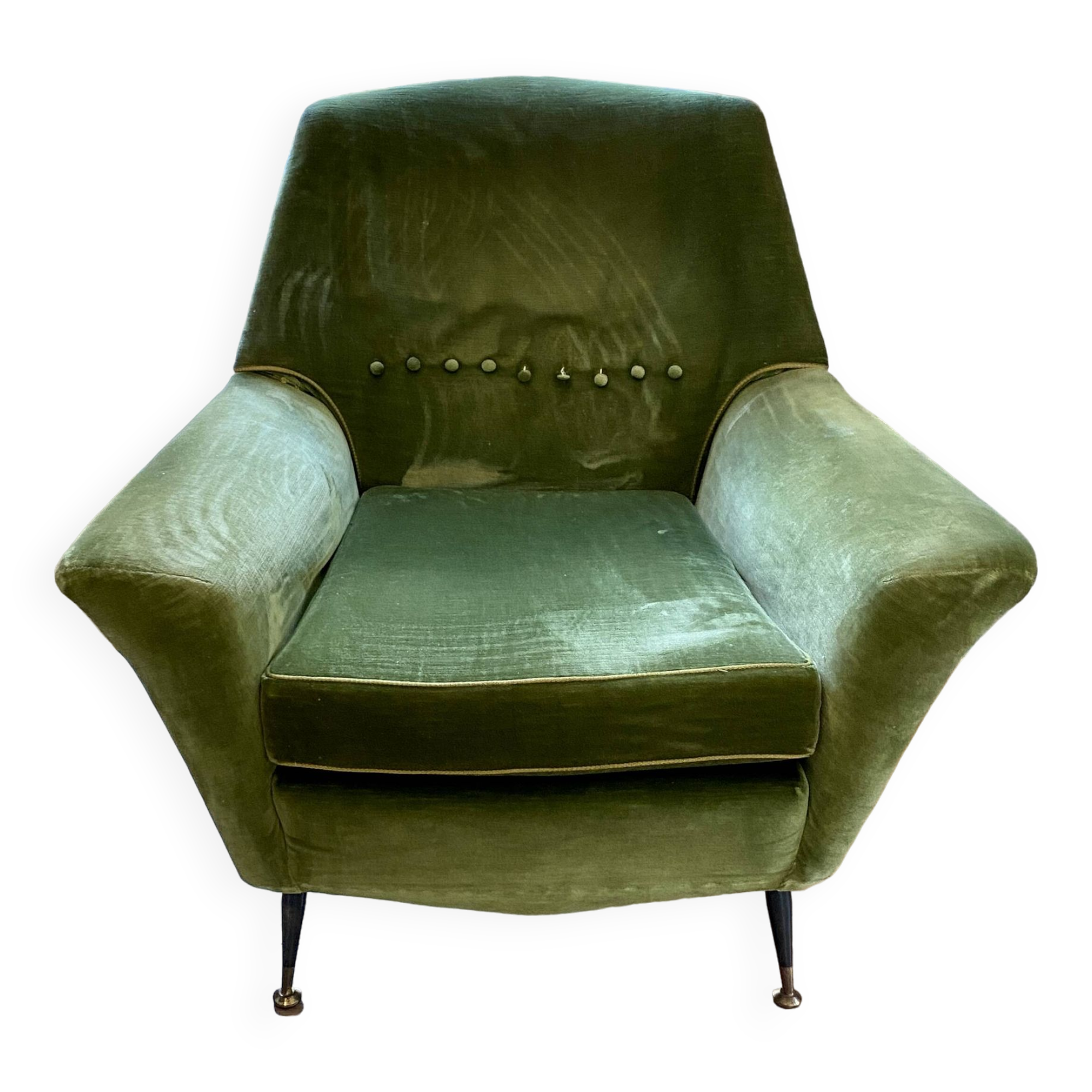 Suite de 2 fauteuils de style Gio Ponti - Suite de 2 fauteuils de style Gio Ponti