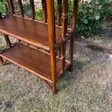 Vintage rattan shelf 1970