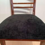 Neoclassical Solid Mahogany Side Chair, 1820s