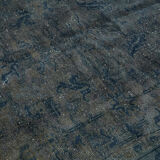 Handmade oriental contemporary 1980s 231 cm x 345 cm grey wool carpet