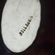 Vintage ceramic fish plate from Vallauris with frothy glaze.