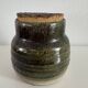Vintage Wabi Sabi Studio Pottery Jar with Cork Lid / Belgium, 1970s in the