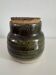 Vintage Wabi Sabi Studio Pottery Jar with Cork Lid / Belgium, 1970s in the