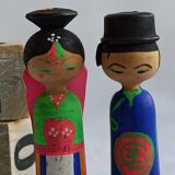 Kokeshi miniature wooden
