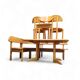 Very rare Ansager mobler set, table , sofa 3x chairs / corner bench