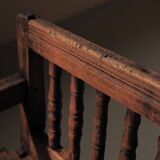 Alpine armchair in larch, 18th century