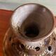 Stoneware flower vase sign