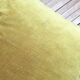 Lot de 3 coussins velours jaune