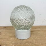 Vintage White Porcelain Ceiling Light, 1970s
