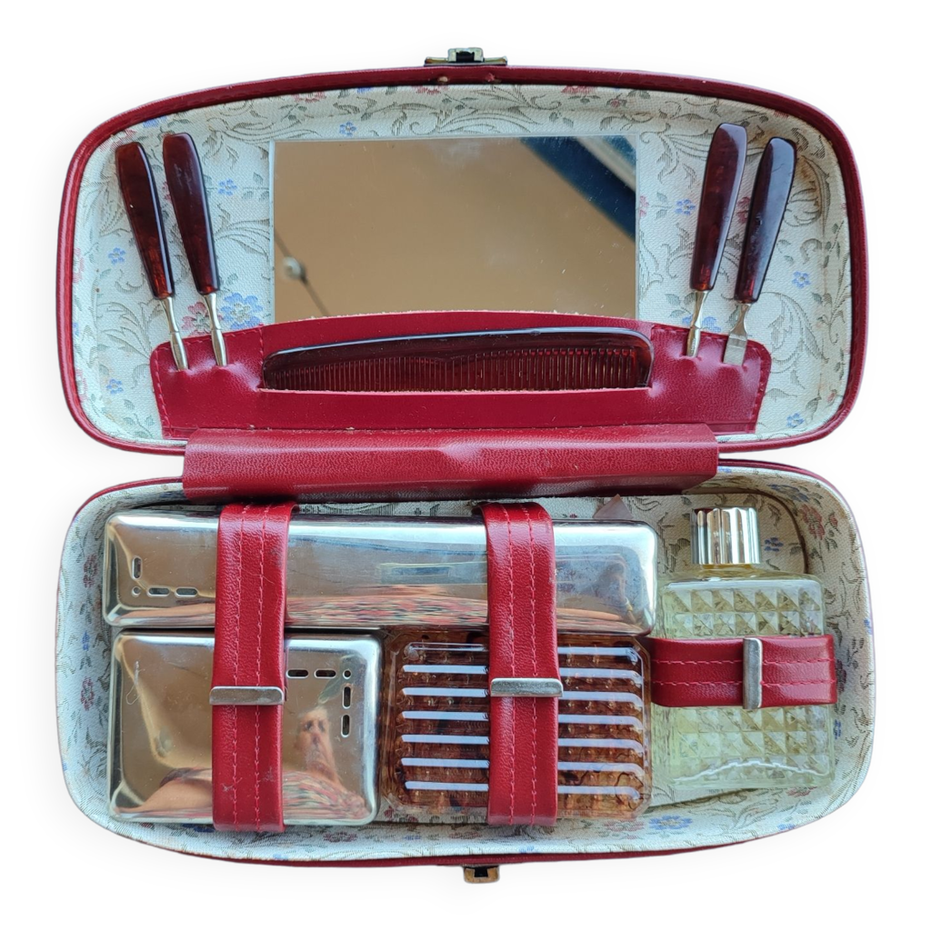 Ancienne Petite Trousse De Manucure De Voyage – Vintage – Occasion