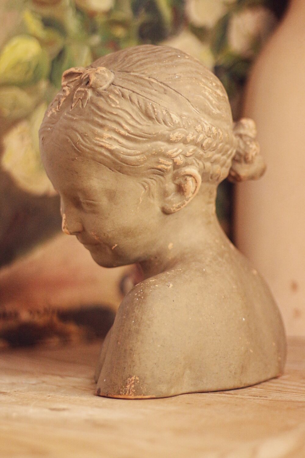 Bust "La Rieuse" after Pigalle