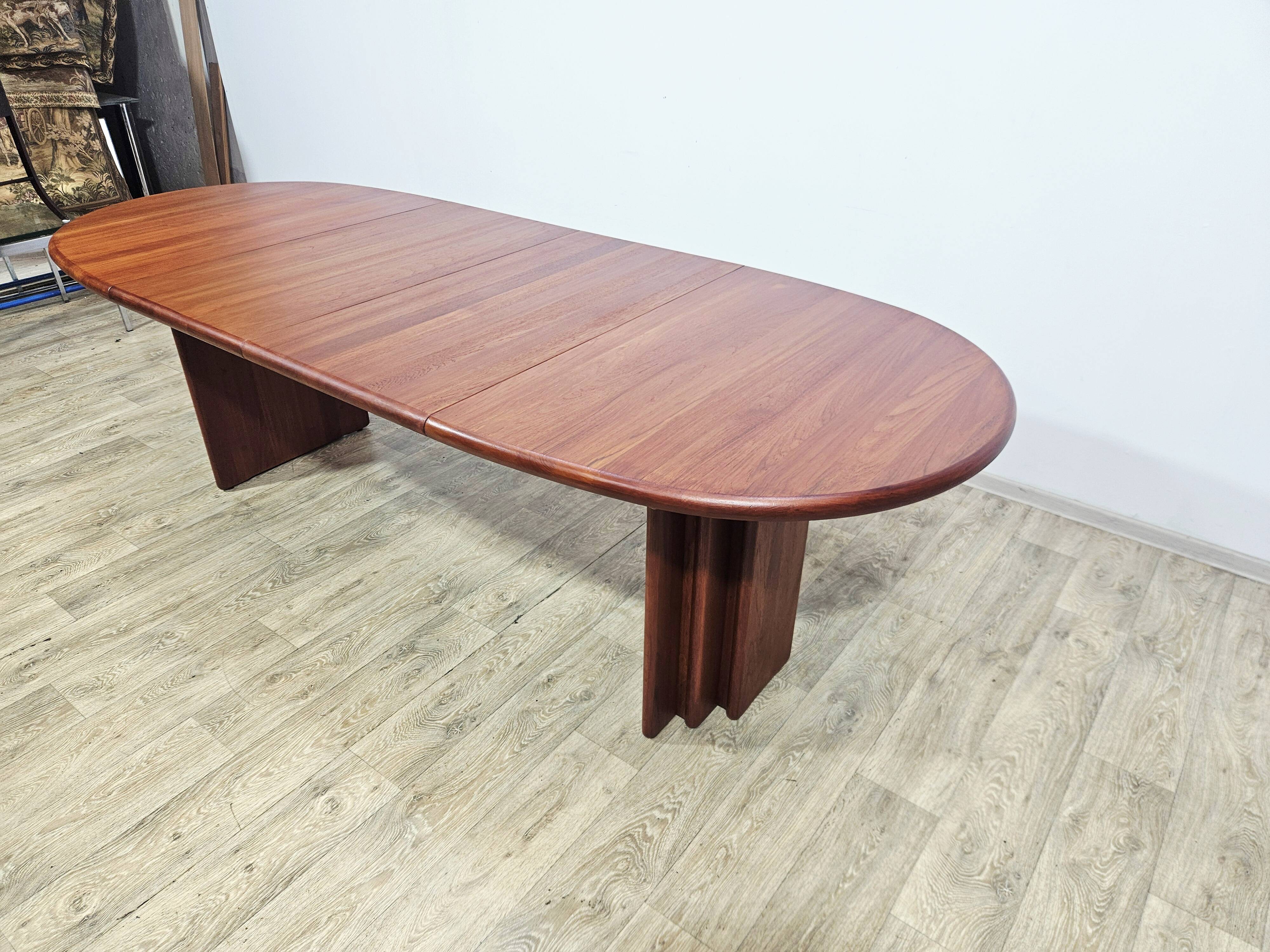 Extendable table/Teak /S.Burchardt-Nielsen (Møbel Fabrik)/Denmark 1980s