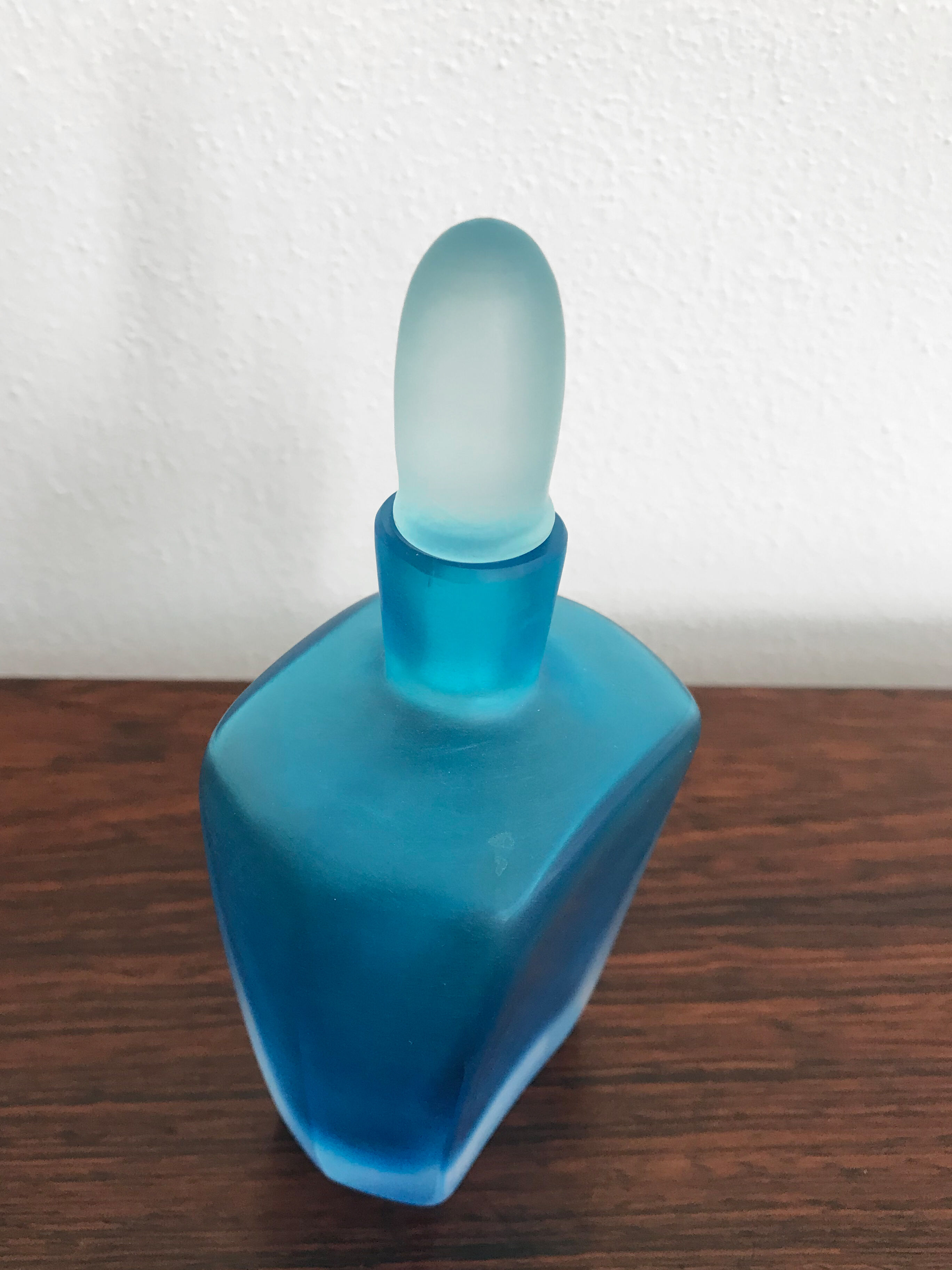 Venini Murano Italian vase bottle Velati series 1992