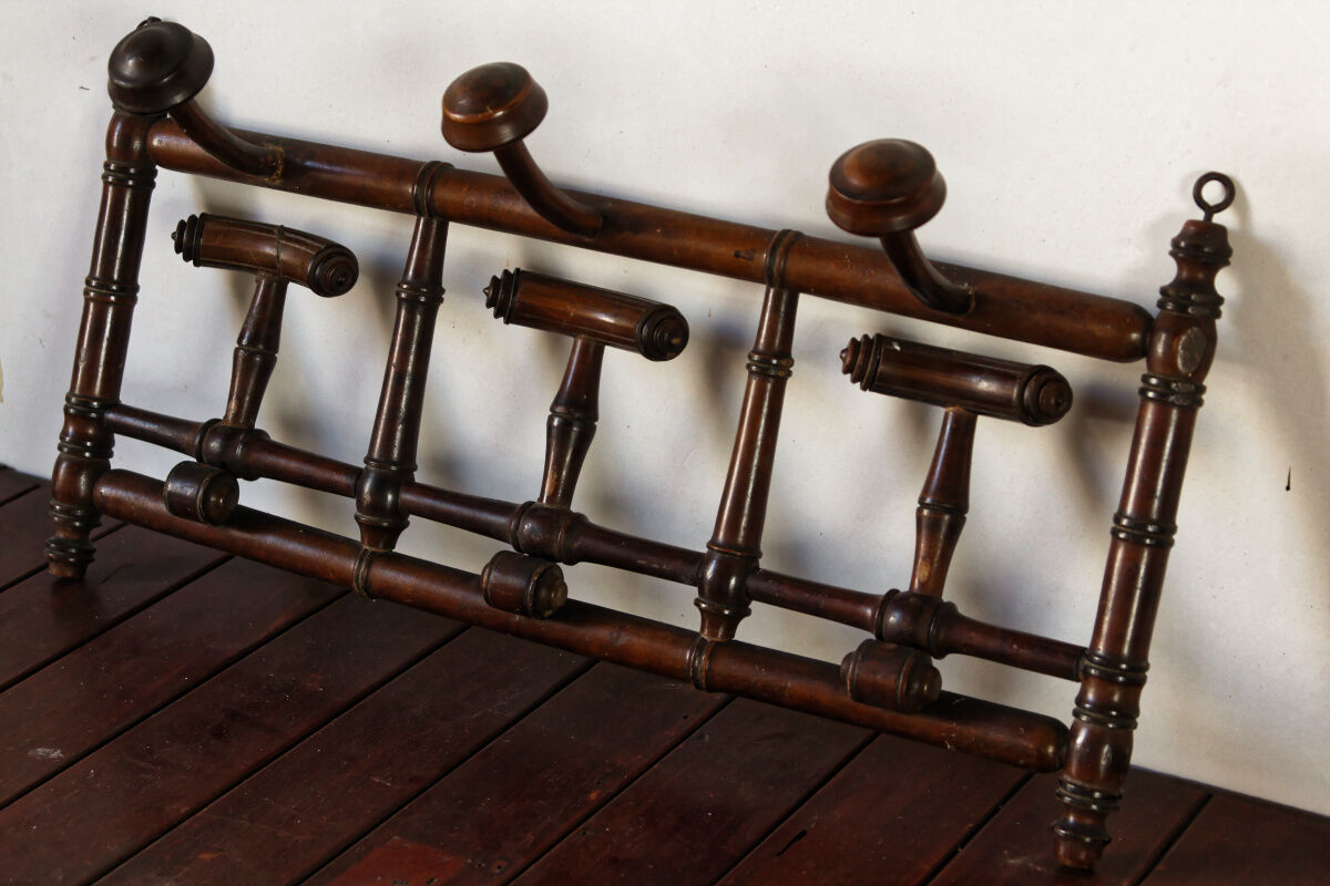 Bentwood wall coat rack