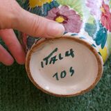 Pichet à fleurs céramique italienne