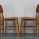 Ensemble de 4 chaises de salle à manger Ib Kofod Larsen des années 1960 en finition teck, Danemark