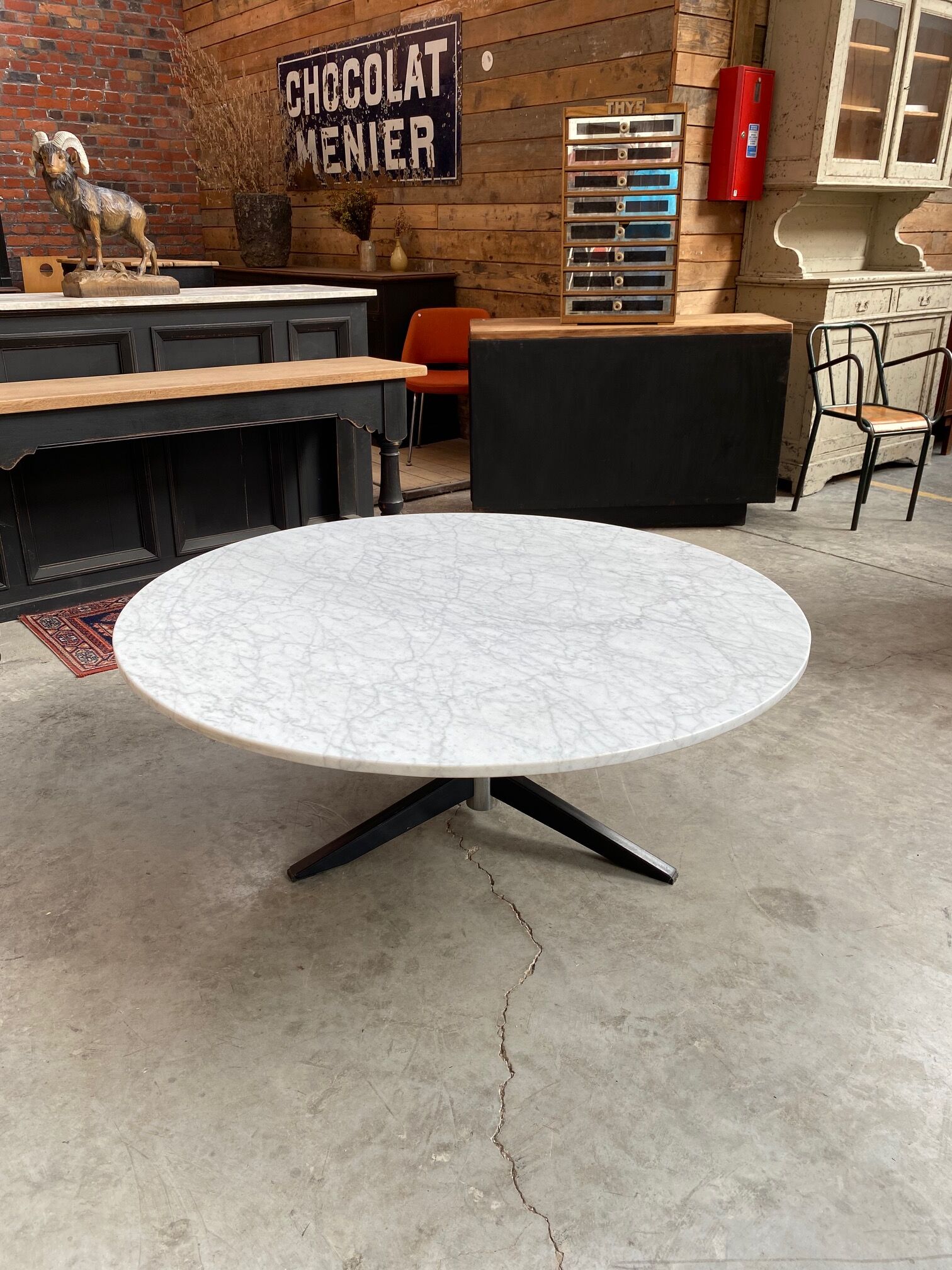 Marble coffee table 70s