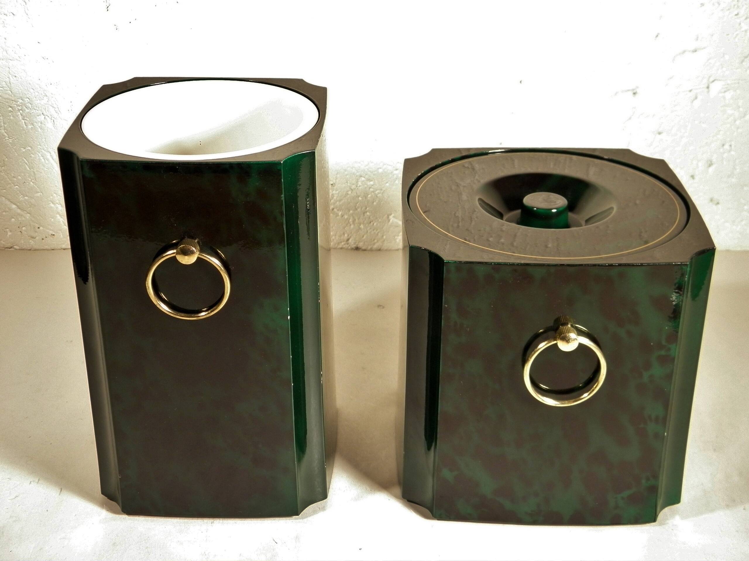 Cooler and ice bucket, Japan, 1980s