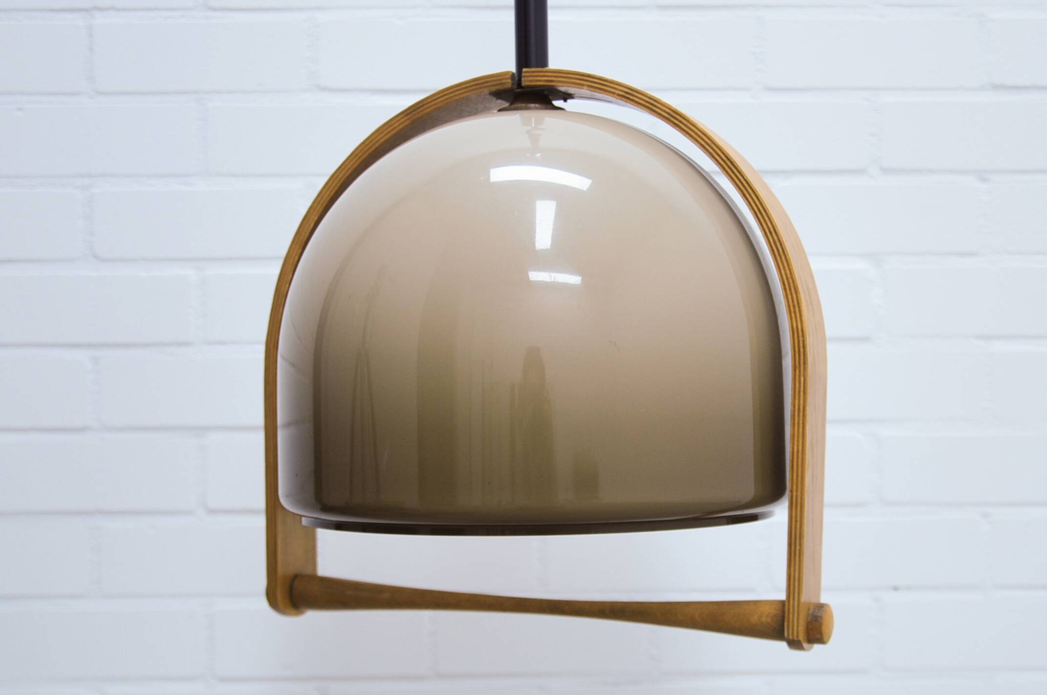 Vintage space age pendant lamp temde leuchten