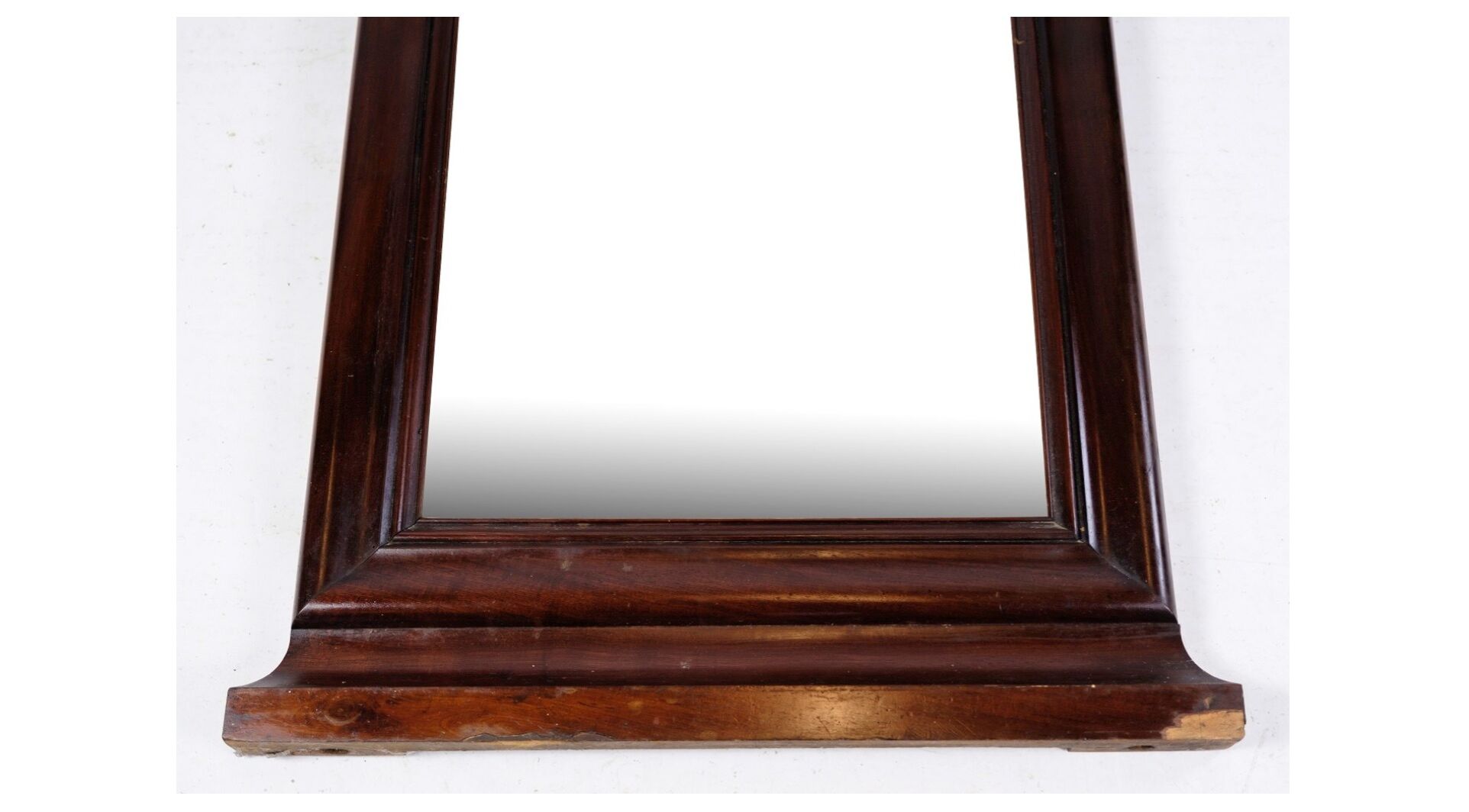 Antique Christian VIII Mirror in Mahogany from around the Year 1860s