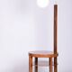 Art Deco Floor Lamp in Beech and Walnut, 1930s