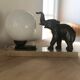 Lampe éléphant art déco