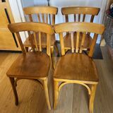 4 chaises bistrot vintage