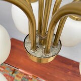 Danish Modernist 6 Arm Chandelier by LYFA