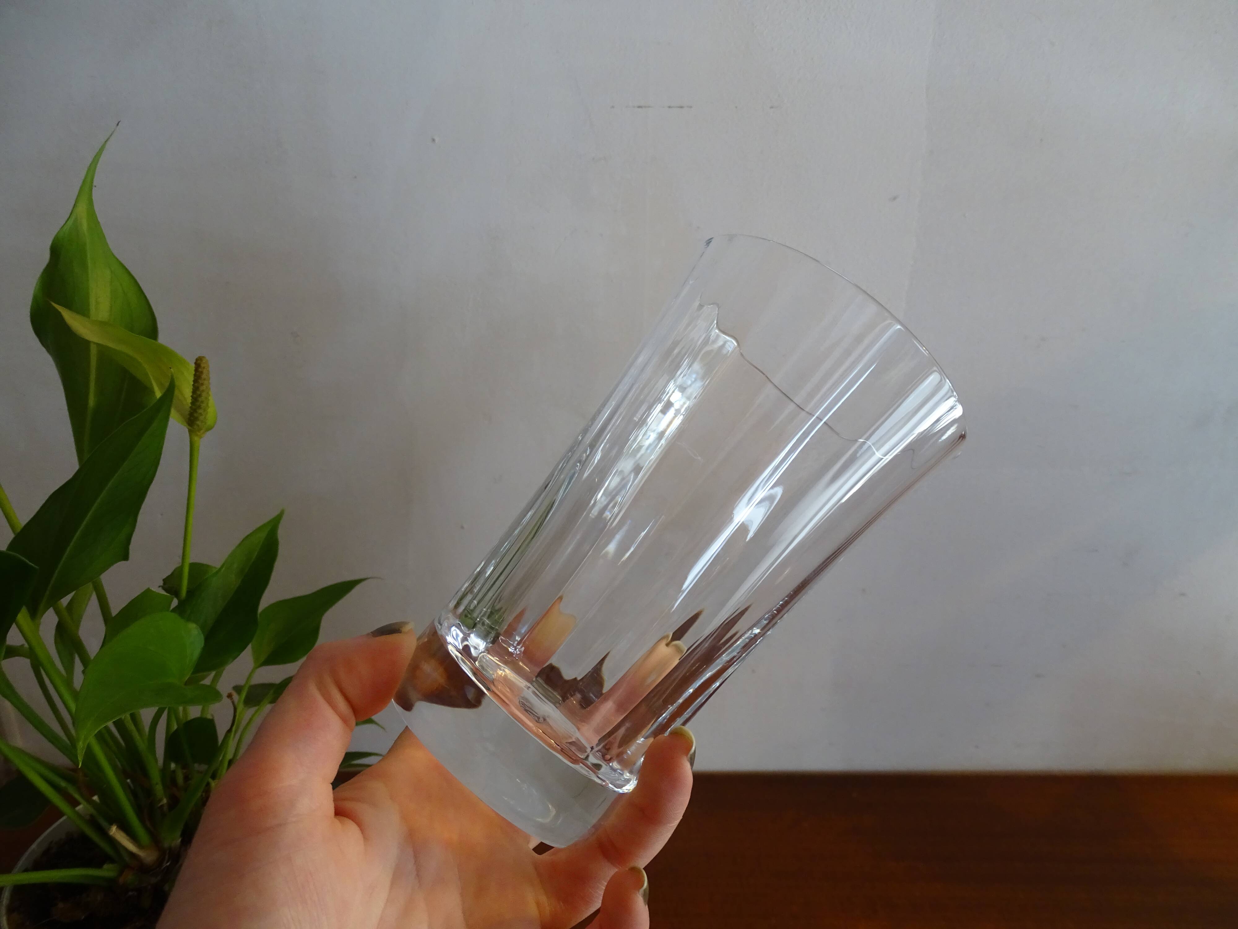 2 verres chopes cristal de Baccarat - Mathias Mille nuits - 14 cm