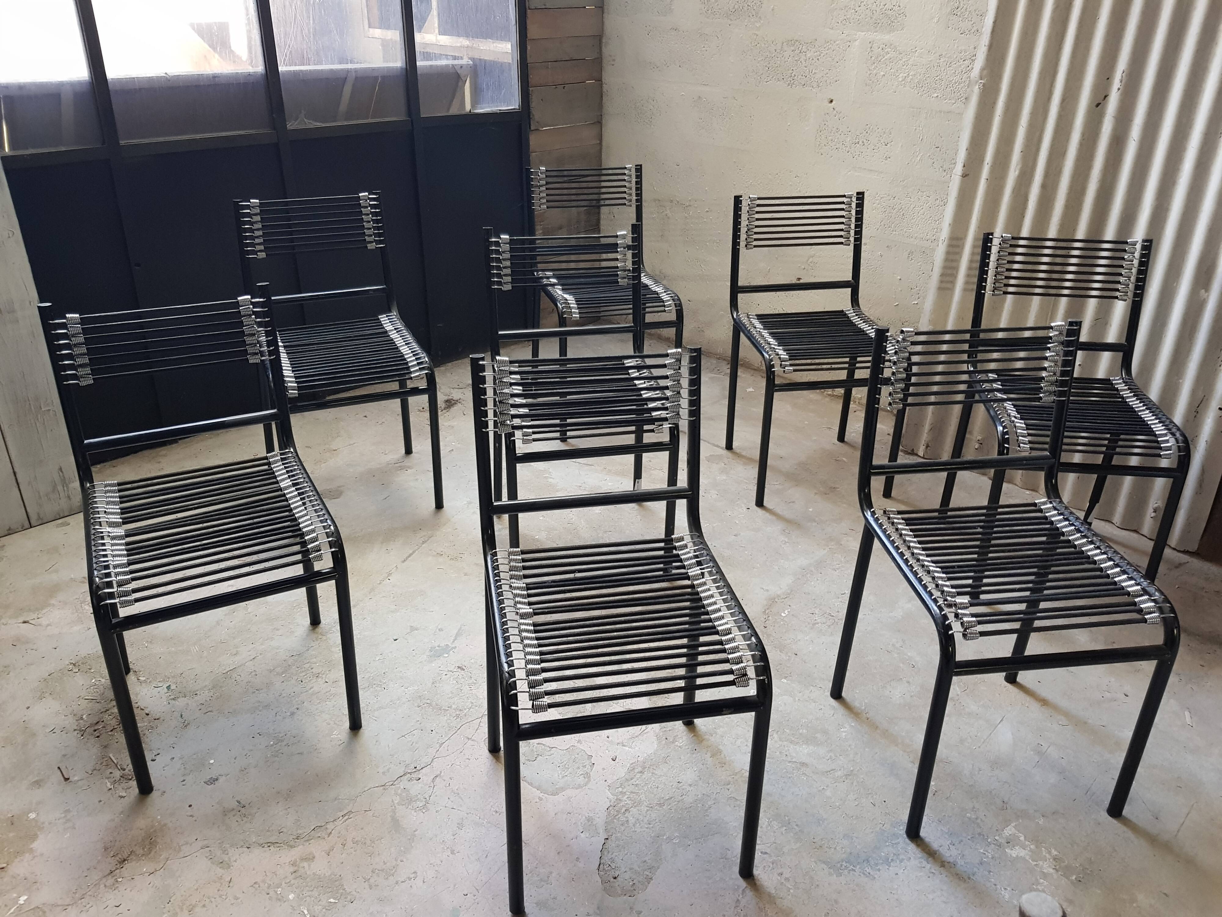 Pair of René Herbst sandow chairs