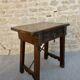 Table de nuit, chevet en bois massif, époque XVIIème