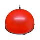 Red Retro Swedish Hanging Light | Enamel Designer Lamp Produced By HEMI In Sweden, 1960s