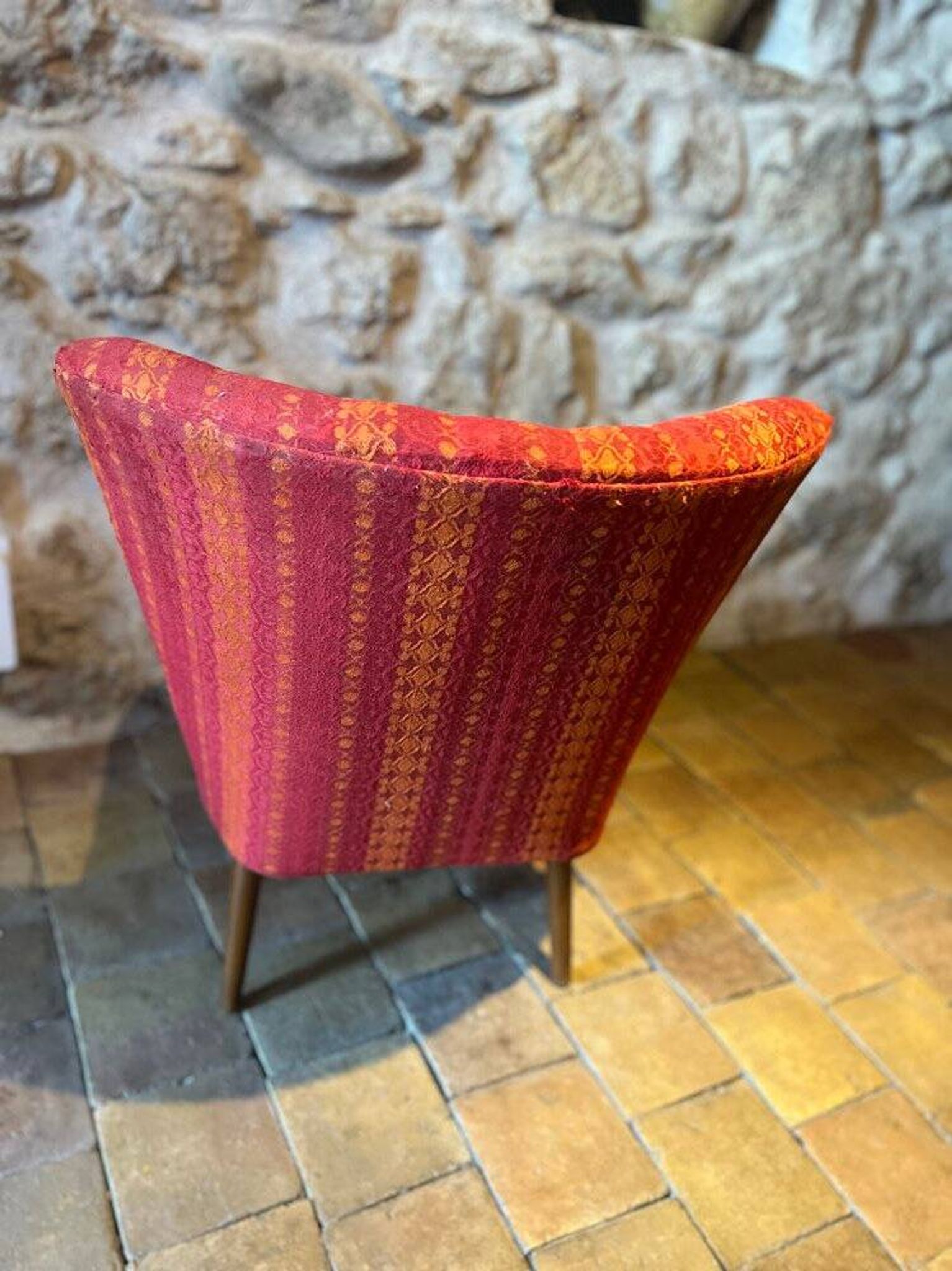 Pair of Scandinavian armchairs 1950/60 Mobelstoff - Kemtau