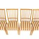 Set de 4 chaises en hêtre, Suède, 1960