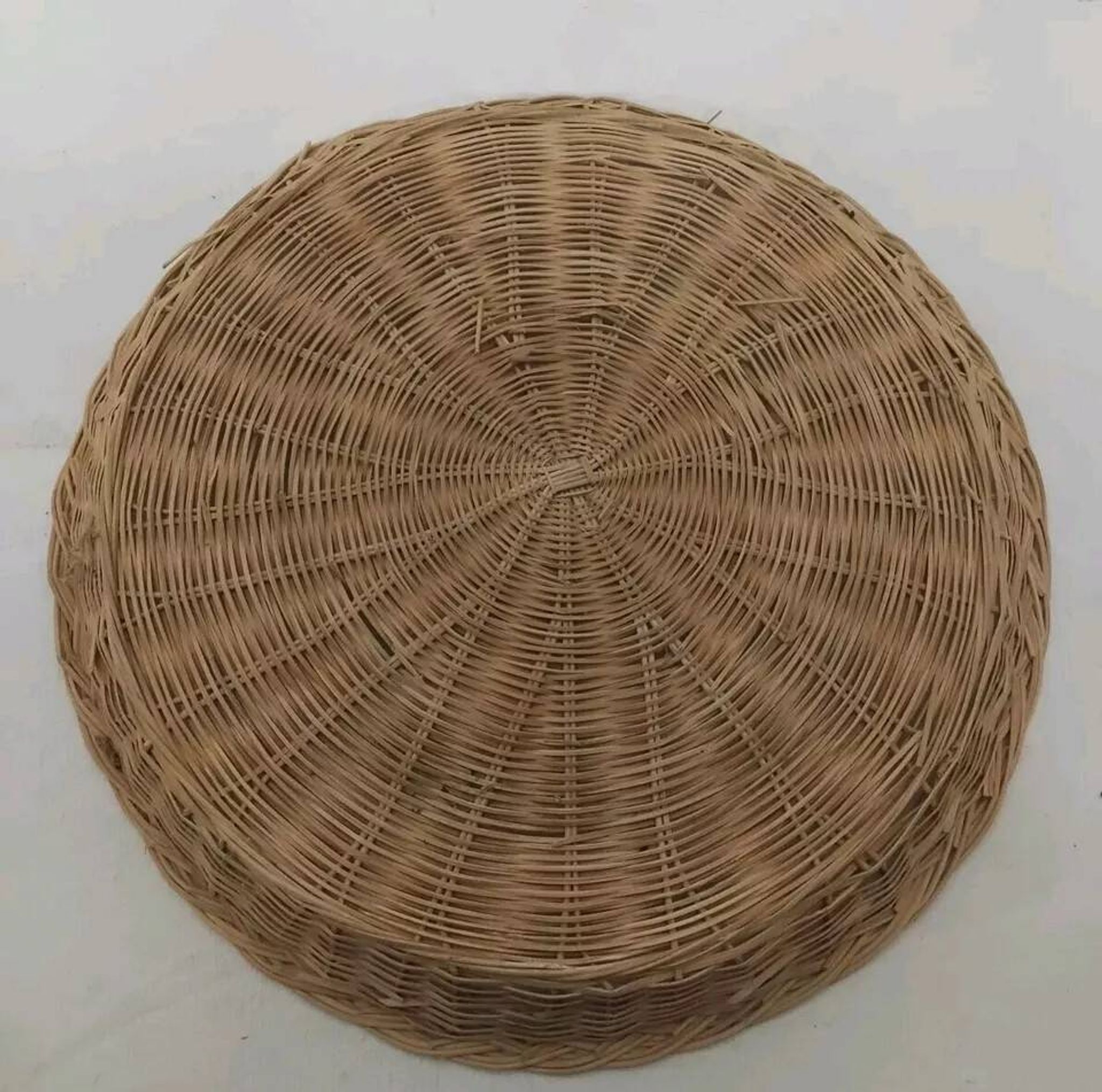 Set of 3 Vintage Rattan Baskets