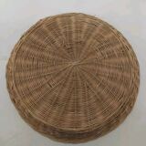 Set of 3 Vintage Rattan Baskets