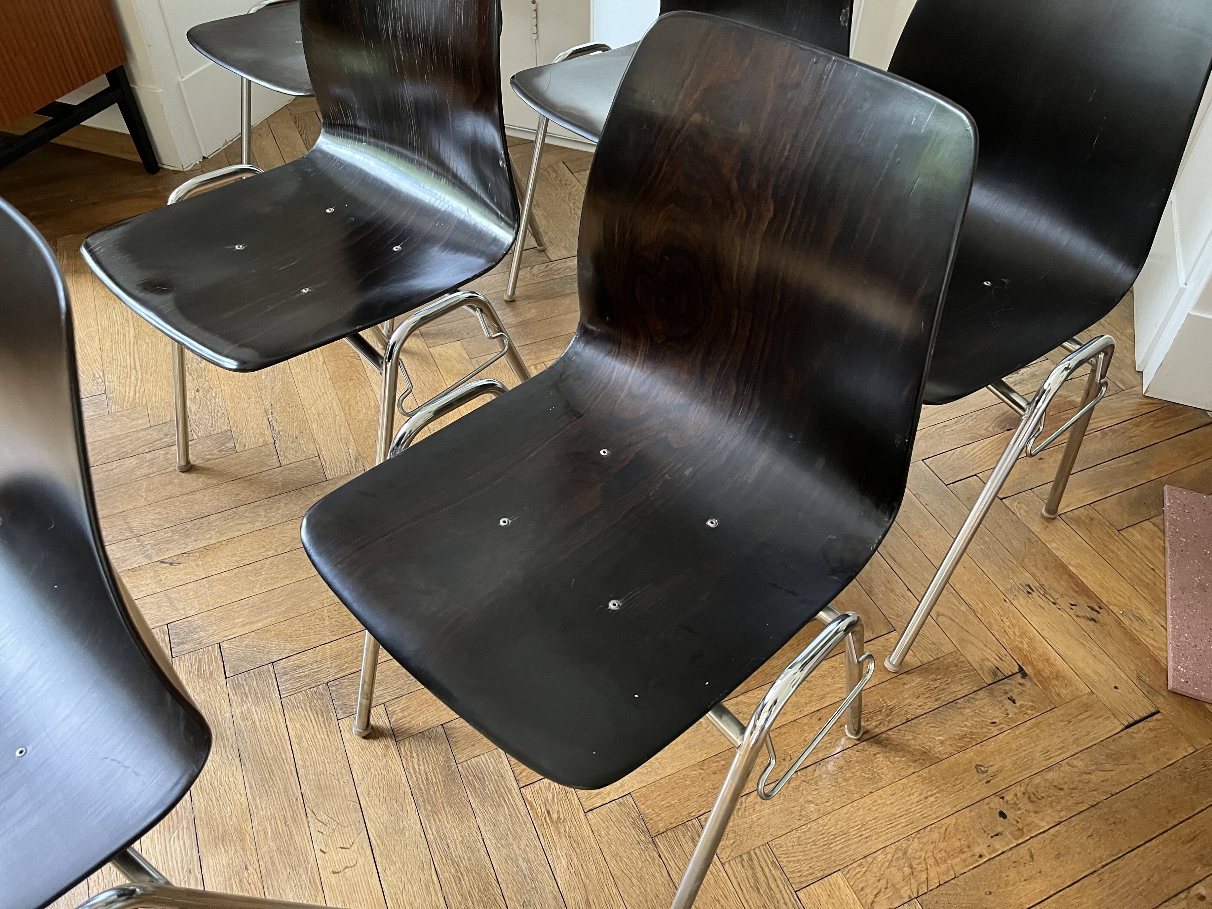 Galvanitas S26 Pagholz chair, 1960s