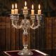Elegante Candelabro Vintage a 5 Fiamme – Firmato AGAD in Stile Barocco '70