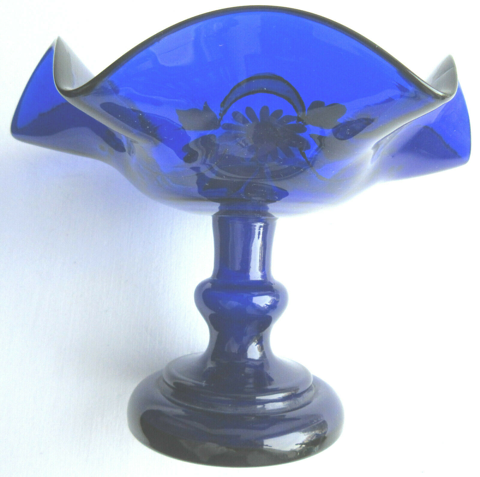 ART NOUVEAU Vase Cornet Tulipier Centre De Table En Regule Verre Taille EUR 59,00 - FR