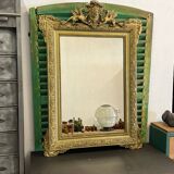 Old Napoleon III mirror decorated with a griffin