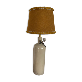 Lampe à poser en céramique beige