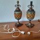 Pair of feet of vintage pineapple lamp
