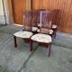 Lacquer and fabric dining chairs by Pietro Costantini, 1980, set of 6