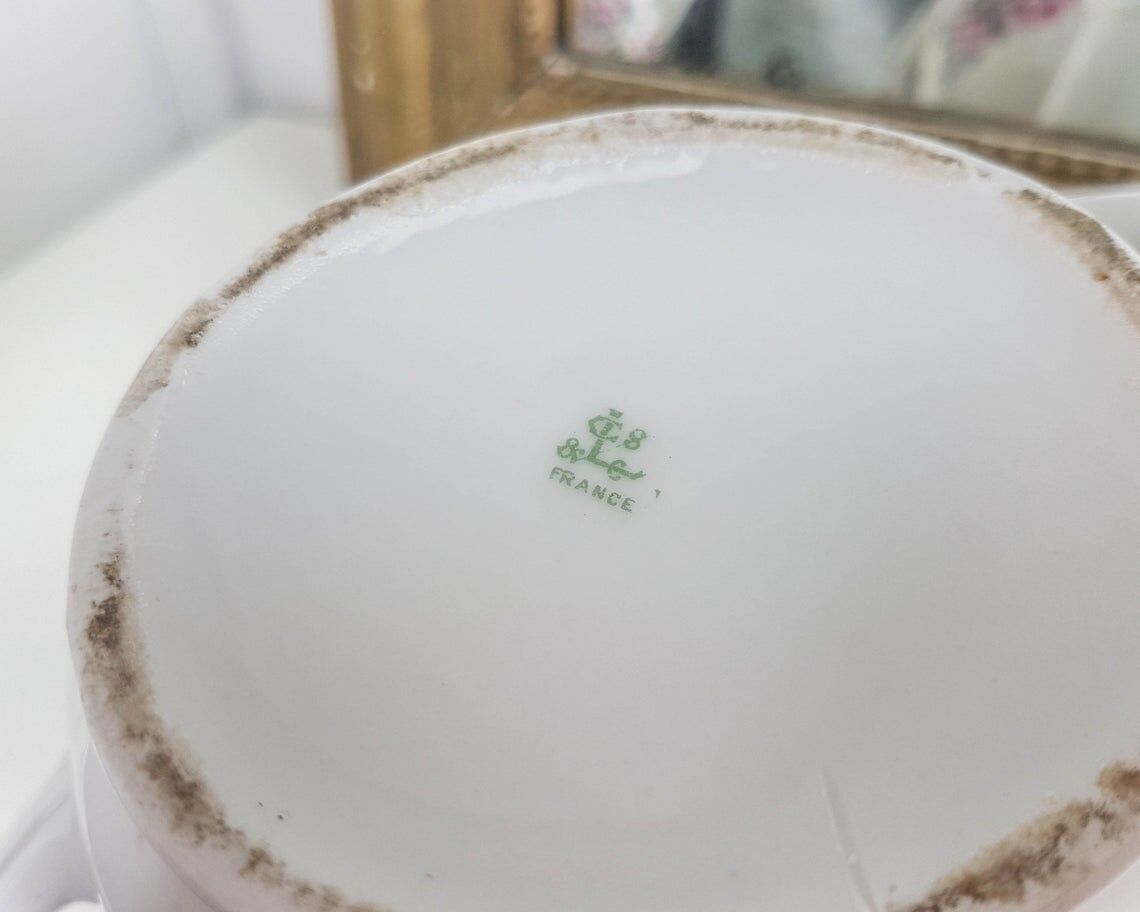 French porcelain tea service