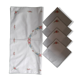 Tablecloth and napkins
