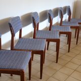 6 chairs by HW Klein for Bramin, Denmark, 1960