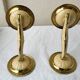 Pair of bronze wall lights
