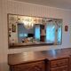 Bistro mirror - brasserie glass eglomisé, 202x102 cm