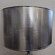 Lampe Space Age en chrome et verre