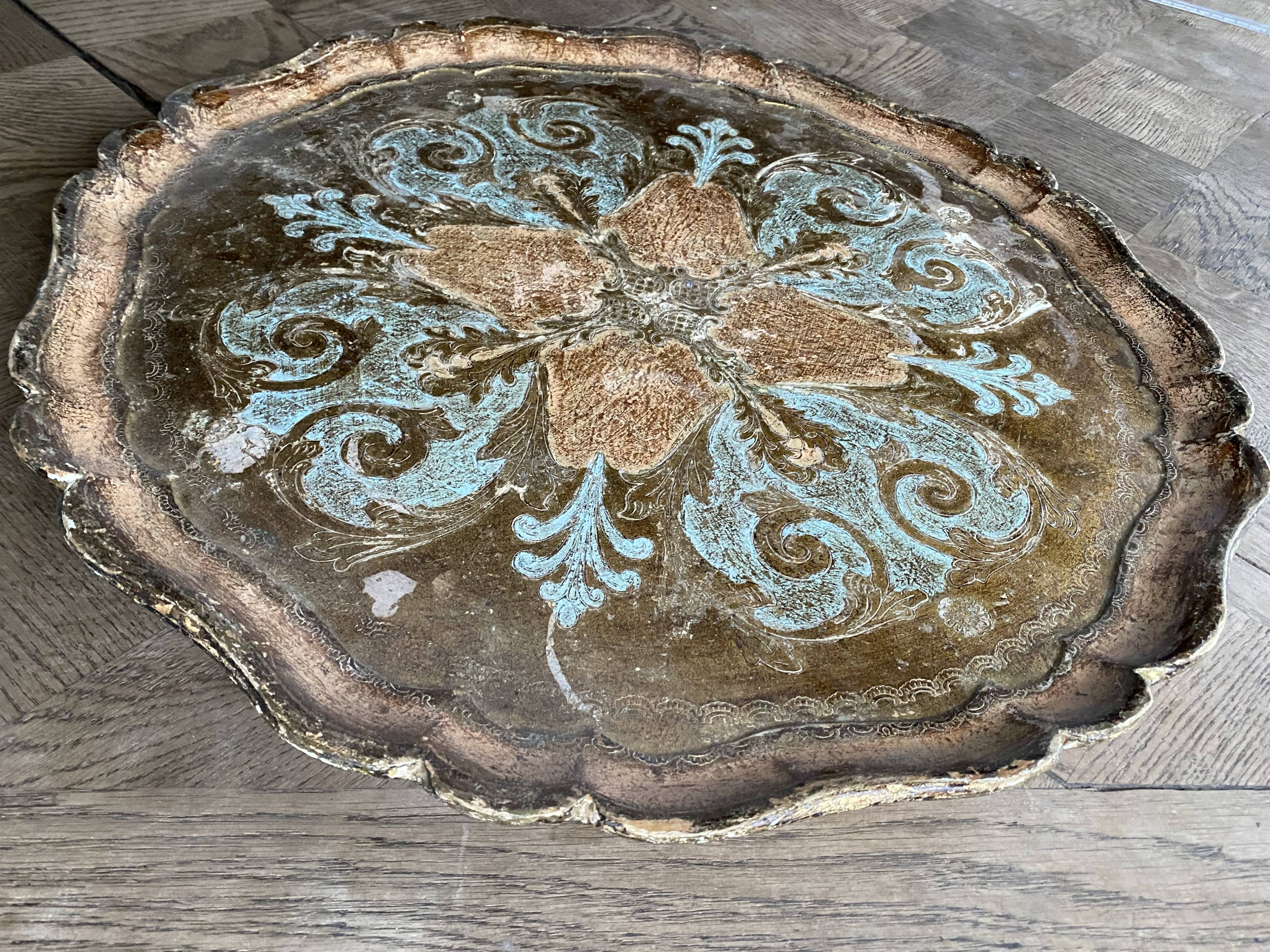 Vintage Venetian plateau